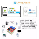 AC86-265V 4 Channel Light Lamp Switch 433mhz Wireless Remote Control Module