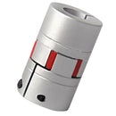 New 40mmx 65mm CNC Stepper Motor Flexible Plum Jaw Shaft Coupler Aluminium D20