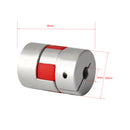 New 25mmx 35mm CNC Stepper Motor Flexible Plum Jaw Shaft Coupler Aluminium D20