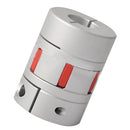 New 40mmx 55mm CNC Stepper Motor Flexible Plum Jaw Shaft Coupler Aluminium D20