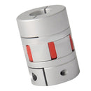 New 40mmx 55mm CNC Stepper Motor Flexible Plum Jaw Shaft Coupler Aluminium D20