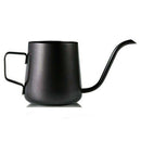 Durable Easy Clean Home Kitchen Use Gooseneck Narrow Spout Hand Drip Coffee Pot Stainless Steel Kettle 240ml
