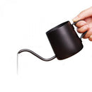 Durable Easy Clean Home Kitchen Use Gooseneck Narrow Spout Hand Drip Coffee Pot Stainless Steel Kettle 240ml