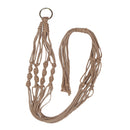 Durable Breathable Home Garden Balcony Decor Plant Pot Flower Hanger Macrame Jute Rope For In/Outdoor Ceiling Holder Hemp