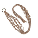 Durable Breathable Home Garden Balcony Decor Plant Pot Flower Hanger Macrame Jute Rope For In/Outdoor Ceiling Holder Hemp