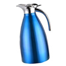 Double Wall Design Non-Toxic Stainless Steel 1.5L Capacity Double Vacuum Insulation Thermal Coffee Carafe Home Water Pot Blue