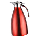 Double Wall Design Non-Toxic Stainless Steel 1.5L Capacity Double Vacuum Insulation Thermal Coffee Carafe Home Water Pot Red