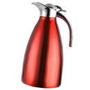 Double Wall Design Non-Toxic Stainless Steel 1.5L Capacity Double Vacuum Insulation Thermal Coffee Carafe Home Water Pot Red