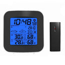 Digital Wireless Weather Station Forecast In/Outdoor Humidity Thermometer