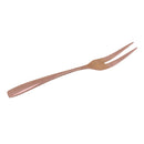 Small Fruit Fork Stainless Steel Dinner Fork Dessert Pastry Cheese-Rose Gold