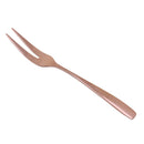Small Fruit Fork Stainless Steel Dinner Fork Dessert Pastry Cheese-Rose Gold