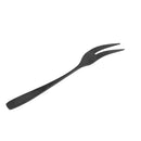 Long Term Use Stainless Steel Cocktail Meal Dessert Cake Salad Fruit Split Spoon Wedding Party Banquet Supplies Home Kitchen Cutlery Black
