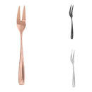 Long Term Use Stainless Steel Cocktail Meal Dessert Cake Salad Fruit Split Spoon Wedding Party Banquet Supplies Home Kitchen Cutlery Black