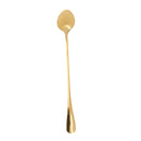 Home Cafe Restaurants Use Stainless Steel Spoon Coffee Sugar Ice Cream Spoon Salad Teaspoon Wedding Party Supplies Gold Oval