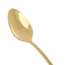 Home Cafe Restaurants Use Stainless Steel Spoon Coffee Sugar Ice Cream Spoon Salad Teaspoon Wedding Party Supplies Gold Oval
