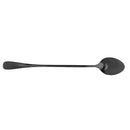 Home Cafe Restaurants Use Stainless Steel Coffee Sugar Ice Cream Dessert Spoon Salad Oval Teaspoon Wedding Party Supplies Black
