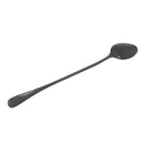 Home Cafe Restaurants Use Stainless Steel Coffee Sugar Ice Cream Dessert Spoon Salad Oval Teaspoon Wedding Party Supplies Black