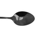 Home Cafe Restaurants Use Stainless Steel Coffee Sugar Ice Cream Dessert Spoon Salad Oval Teaspoon Wedding Party Supplies Black