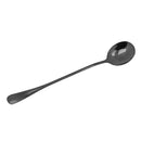 Home Cafe Restaurants Use Stainless Steel Coffee Sugar Ice Cream Dessert Spoon Salad Round Teaspoon Wedding Party Supplies Black