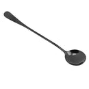 Home Cafe Restaurants Use Stainless Steel Coffee Sugar Ice Cream Dessert Spoon Salad Round Teaspoon Wedding Party Supplies Black