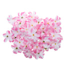 Artificial Flannel Plumeria Rubra Flower Craft Heads Home Wedding Party Table Centerpiece Decor Pack of 30PCS Pink