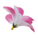 Artificial Flannel Plumeria Rubra Flower Craft Heads Home Wedding Party Table Centerpiece Decor Pack of 30PCS Pink