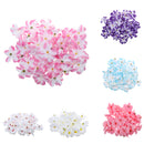 Artificial Flannel Plumeria Rubra Flower Craft Heads Home Wedding Party Table Centerpiece Decor Pack of 30PCS Pink