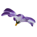 Artificial Flannel Plumeria Rubra Flower Craft Heads Home Wedding Party Table Centerpiece Decor Pack of 30PCS Purple
