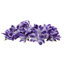 Artificial Flannel Plumeria Rubra Flower Craft Heads Home Wedding Party Table Centerpiece Decor Pack of 30PCS Purple