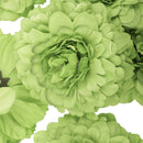 Artificial Simulation Silk Daisy Flower Heads For Home Party Wedding Floral Decor Flowers Pack of 10PCS Green