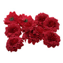 Artificial Simulation Silk Daisy Flower Heads For Home Party Wedding Floral Decor Flowers Pack of 10PCS Red