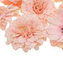 Artificial Simulation Silk Daisy Flower Heads For Home Party Wedding Floral Decor Flowers Pack of 10PCS Light Pink