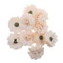 Artificial Simulation Silk Daisy Flower Heads For Home Party Wedding Floral Decor Flowers Pack of 10PCS White