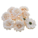 Artificial Simulation Silk Daisy Flower Heads For Home Party Wedding Floral Decor Flowers Pack of 10PCS White