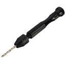 Micro Hand Drill Bit 10Pcs Aluminum Keyless Twist Chuck Rotary MultiFunction Chuck Clamping Range: 0.3-3.2mm