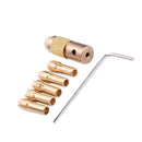 Set of 7Pcs 0.5-3mm 2.35mm Electrc Metal Drill Bit Collet Micro Twist Chuck