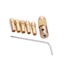 Set of 7Pcs 0.5-3mm 2.35mm Electrc Metal Drill Bit Collet Micro Twist Chuck