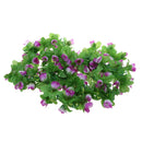 Artificial Realistic Rose Hanging Silk Garland Flower Vine Wedding Home Party Floral Decor Supplies Craft Projects DIY Purple