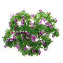 Artificial Realistic Rose Hanging Silk Garland Flower Vine Wedding Home Party Floral Decor Supplies Craft Projects DIY Purple