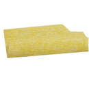 Home Dining Table Restaurant Cafe Table Use PVC Solid Insulation Heat Bowl Placemat Dining Pad Western Table Mat Placemat Yellow