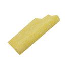 Home Dining Table Restaurant Cafe Table Use PVC Solid Insulation Heat Bowl Placemat Dining Pad Western Table Mat Placemat Yellow
