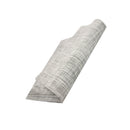 Home Dining Table Restaurant Cafe Table Use PVC Solid Insulation Heat Bowl Placemat Dining Pad Western Table Mat Placemat White Grey