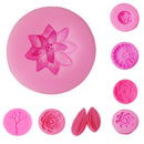 Non-Sticky Durable 3D Flower Silicone Cake Salad Chocolate Mold Fondant Mould Decorating Baking Tool Branch Pattern Charms
