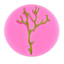 Non-Sticky Durable 3D Flower Silicone Cake Salad Chocolate Mold Fondant Mould Decorating Baking Tool Branch Pattern Charms