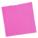 3D Stripes Pattern Silicone Fondant Mould Cake Ice Paste Soap Mold 10cm Pink No-sticky
