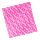 Plaid Cake Mold Fondant Mould Cake Decorating Sugarcraft Snack Tool Safe for Oven 10cm Pink