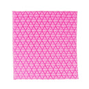Plaid Cake Mold Fondant Mould Cake Decorating Sugarcraft Snack Tool Safe for Oven 10cm Pink