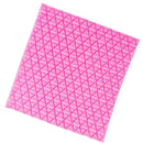 Plaid Cake Mold Fondant Mould Cake Decorating Sugarcraft Snack Tool Safe for Oven 10cm Pink