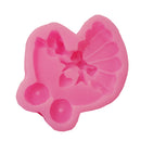 3D Bow-knot Pattern Silicone Fondant Mould Cake Ice Paste Mold Kitchen Baking Tool Pink