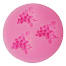 3D Grapes Pattern Silicone Fondant Mould Cake Ice Paste Mold Kitchen Baking Tool Pink